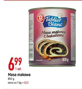 E.Leclerc Masa makowa z bakaliami wiodąca marka tablier blanc oferta