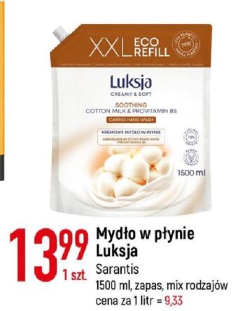 E.Leclerc Mydło w płynie cotton milk & provitamin b5 luksja creamy soft oferta