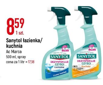 E.Leclerc Płyn dezynfekujący i czyszczący do kuchni cytrusowy sanytol oferta
