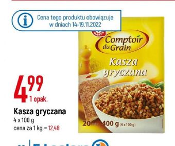 E.Leclerc Kasza gryczana wiodąca marka comptoir de grain oferta
