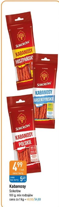 E.Leclerc Kabanosy hiszpańskie sokołów eat'n'go! oferta