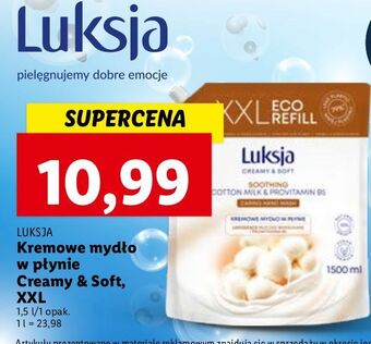 Lidl Mydło w płynie cotton milk & provitamin b5 luksja creamy soft oferta