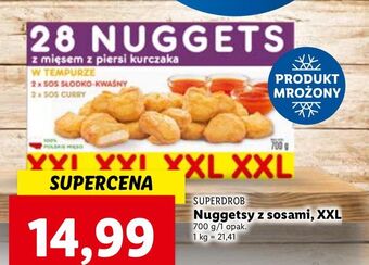 Lidl Nuggetsy + 4 sosy superdrob oferta