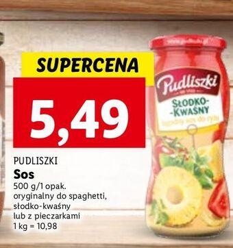 Lidl Sos do makaronu z pieczarkami pudliszki oferta