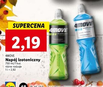 Lidl Napój multifruit 4move oferta