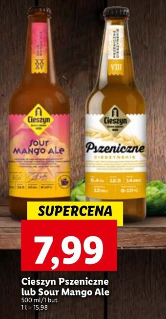 Lidl Piwo cieszyn pszeniczne oferta