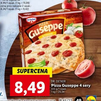 Lidl Pizza cztery sery dr. oetker guseppe oferta