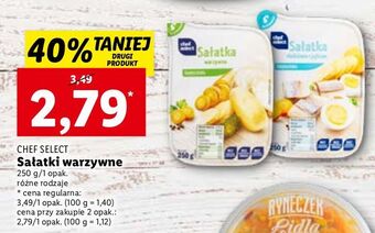 Lidl Sałatka warzywna chef select oferta