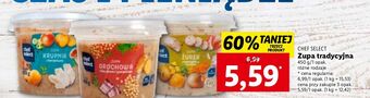 Lidl Zupa grochowa z boczkiem i tymiankiem chef select oferta