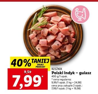 Lidl Gulasz z udźca indyka rzeźnik codzienna dostawa oferta