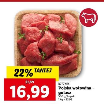 Lidl Gulasz wołowy rzeźnik codzienna dostawa oferta