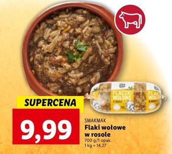 Lidl Flaki wołowe w rosole smak mak oferta