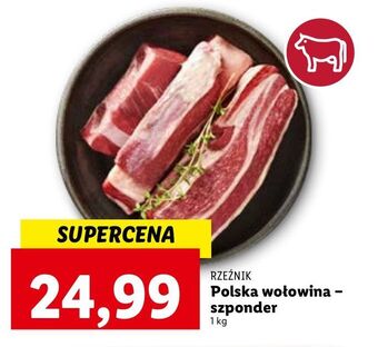 Lidl Szponder wołowy rzeźnik codzienna dostawa oferta