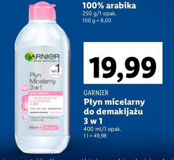 Lidl Płyn micelarny do skóry wrażliwej garnier skin naturals oferta