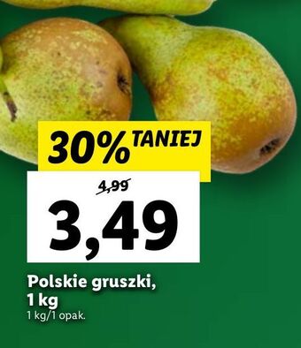 Lidl Gruszki oferta