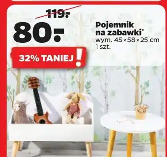 Netto Pojemnik na zabawki 45 x 58 25 cm oferta