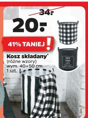 Netto Kosz składany 40 x 50 cm oferta