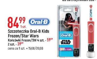 E.Leclerc Końcówka do szczoteczki elektrycznej star wars oral-b d2 kids oferta
