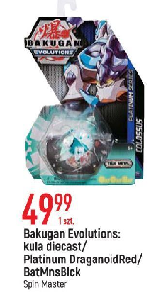E.Leclerc Kula bakugan platinum dragonid red spin master oferta