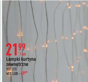 E.Leclerc Lampki kurtyna 100 led oferta