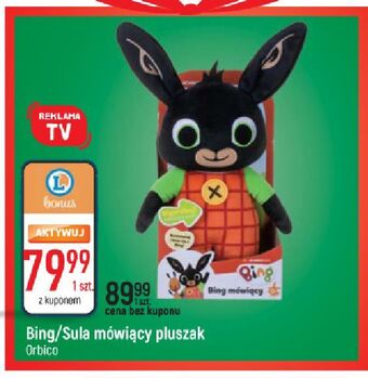 Mówiący pluszak bing bing