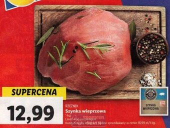 Lidl Szynka wieprzowa 1kg oferta