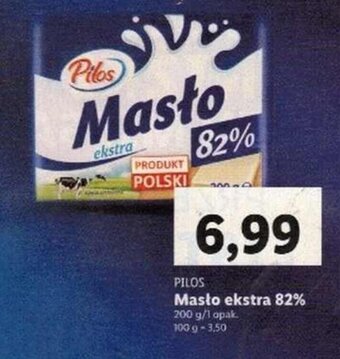 Lidl PILOS Masło ekstra 82% 200g oferta