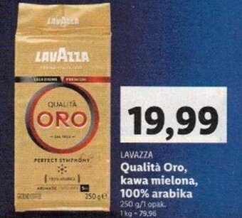 Lidl Lavazza Qualita Oro, kawa mielona, 100% arabika 250g oferta