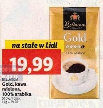 Lidl Bellarom Gold, kawa mielona, 100% arabika 500g oferta