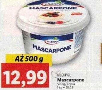 Lidl MLEKPOL Mascarpone 500g oferta