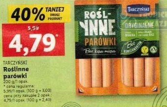 Lidl TARCZYŃSKI Roślinne parówki 200g oferta