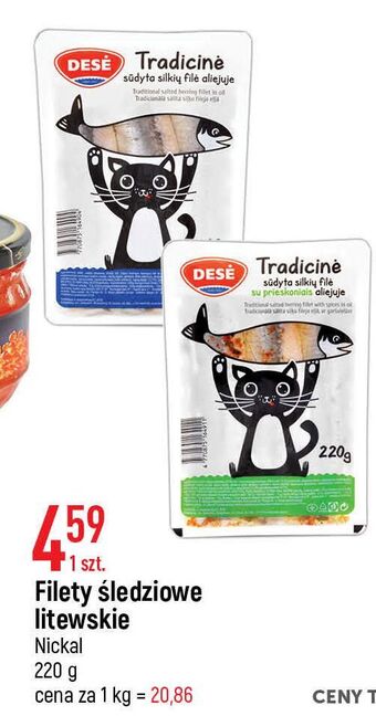 E.Leclerc Filety śledziowe litewskie w oleju dese oferta