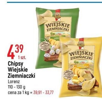E.Leclerc Chipsy masło z solą lorenz wiejskie ziemniaczki oferta
