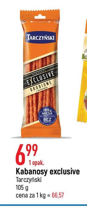 E.Leclerc Kabanosy drobiowe tarczyński exclusive oferta
