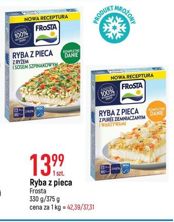 E.Leclerc Ryba z pieca puree ziemniaczanymi i warzywami frosta oferta