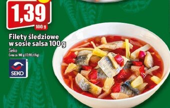 Topaz Filety śledziowe w sosie salsa 100 g oferta