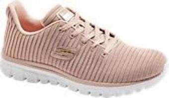 Deichmann Różowe sneakersy damskie skechers graceful 2.0 oferta