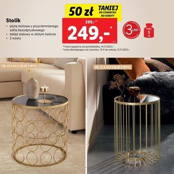 Lidl Stolik oferta