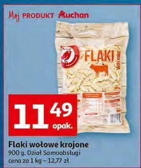 Auchan Flaki wołowe krojone auchan oferta