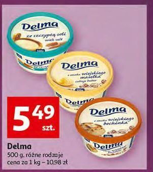 Auchan Margaryna delma extra o smaku wiejskiego bochenka oferta