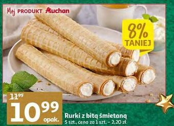 Auchan Rurki z bitą śmietaną auchan oferta