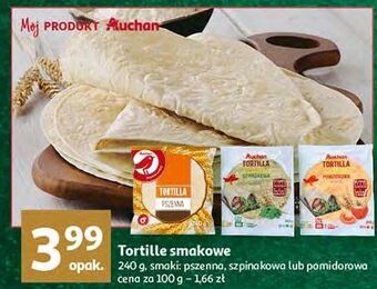 Auchan Tortilla pomidorowa auchan oferta