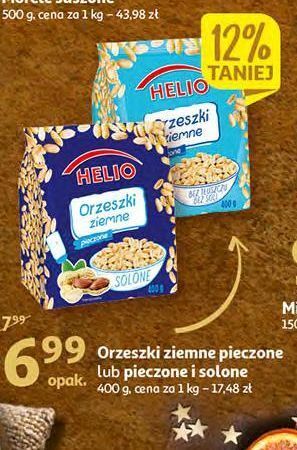 Auchan Orzeszki ziemne pieczone bez soli helio oferta