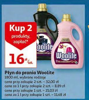 Auchan Płyn do prania woolite dark black & denim oferta