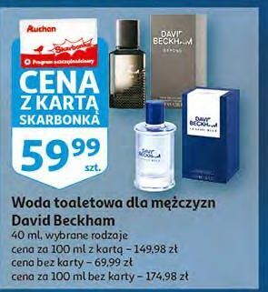 Auchan Woda toaletowa david beckham classic blue oferta