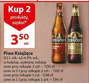 Auchan Piwo książęce czerwony lager oferta
