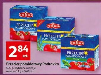 Auchan Przecier pomidorowy z ziołami śródziemnomorskimi podravka oferta