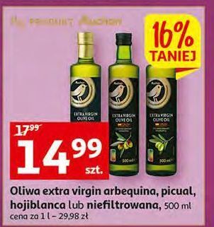 Auchan Oliwa z oliwek extra virgin niefiltrowana auchan oferta