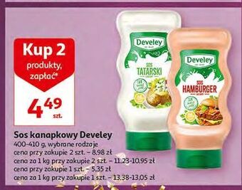 Auchan Sos hamburger develey oferta