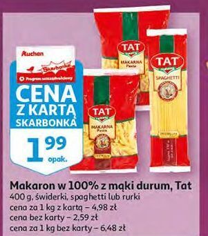 Auchan Makaron spaghetti tat oferta